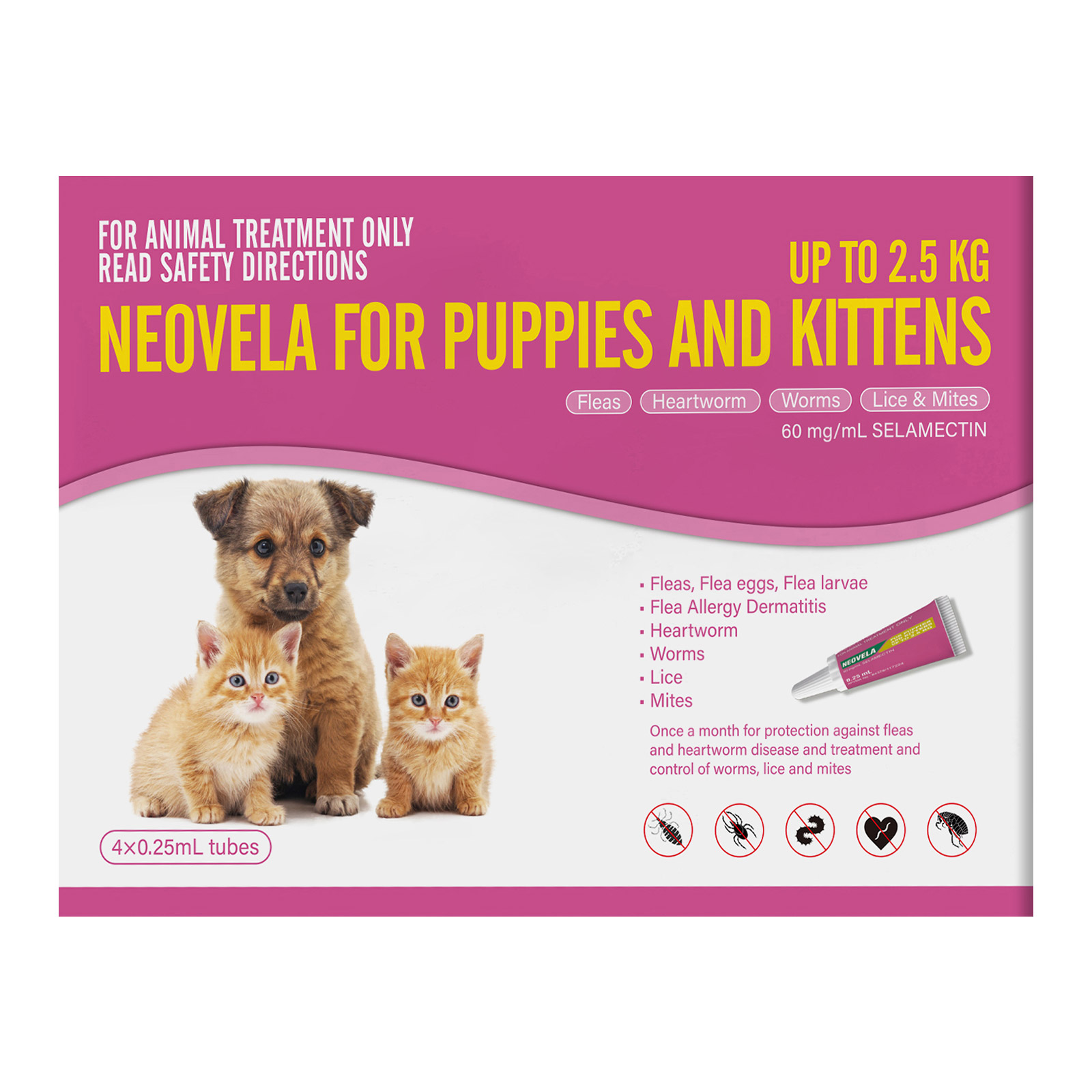 Neovela (Selamectin) Flea and Worming for Dogs